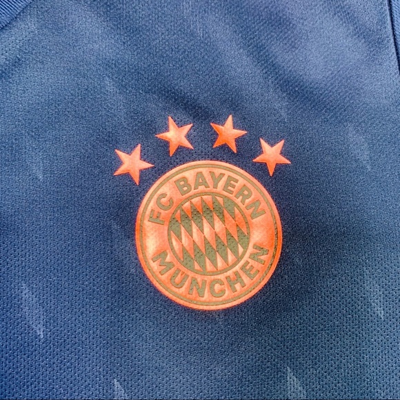 New Adidas FC Bayern Third Jersey DW7411 Blue - Picture 2 of 10